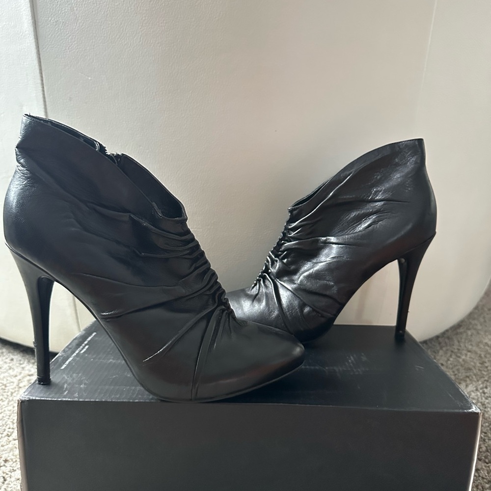 Guess Black Heeled Boots for Women
